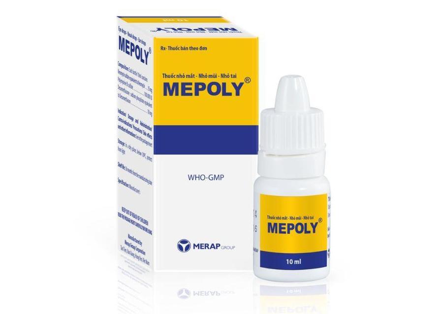 Thuốc nhỏ tai Mepoly 10 ml