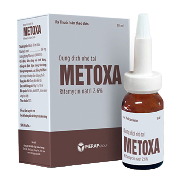 Thuốc nhỏ tai Metoxa 10 ml