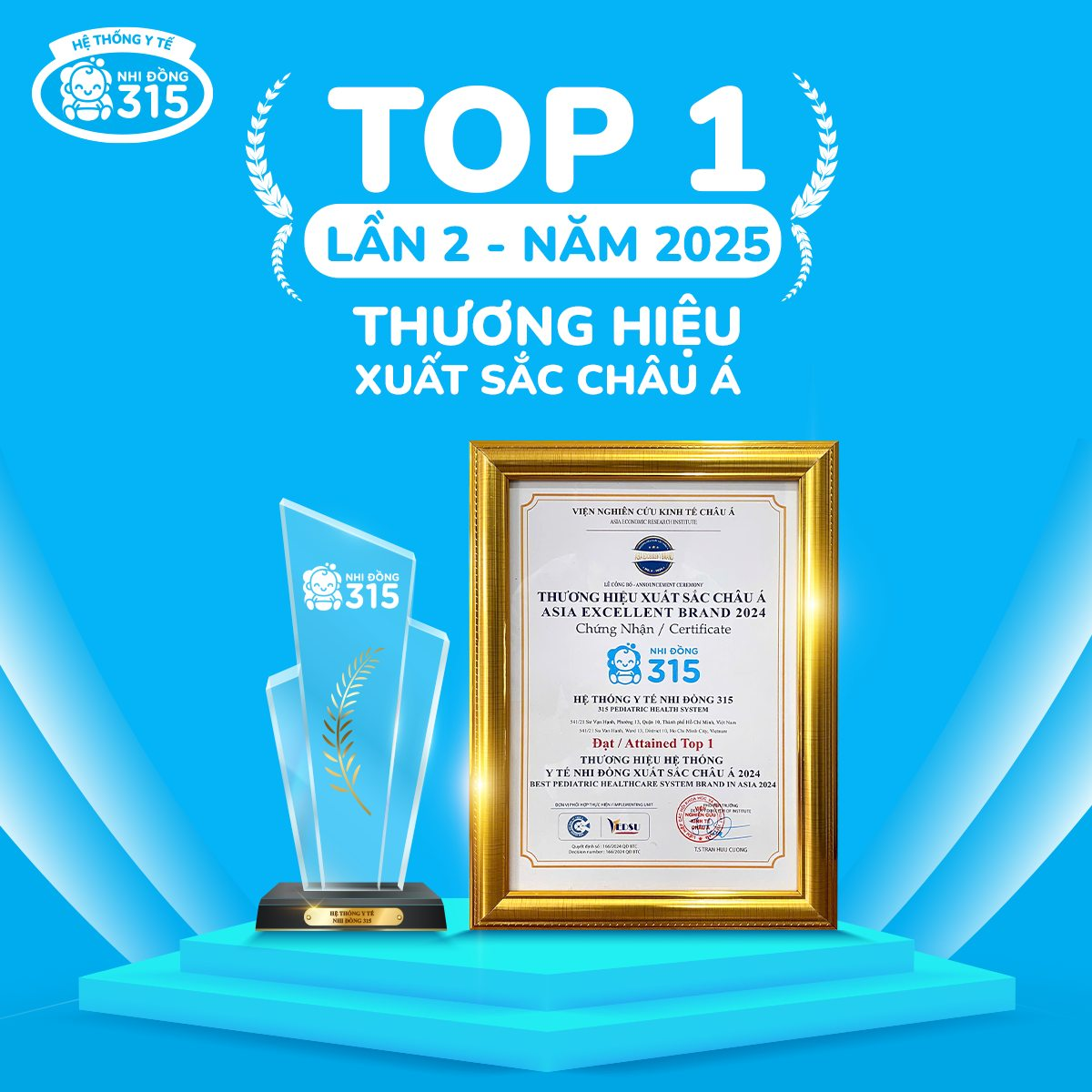Top 5+ phòng khám Nhi đồng chất lượng tại TP.HCM bố mẹ cần lưu lại ngay 5 Hệ thống Phòng khám Nhi Đồng 315 đạt giải Top 1 Thương hiệu Xuất sắc châu Á 2025