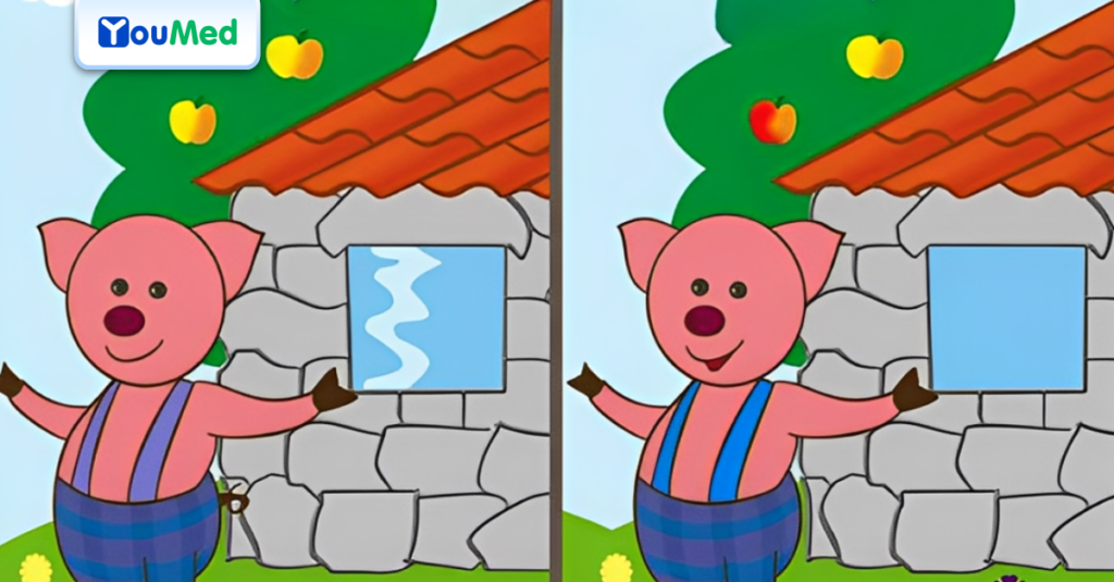 Bài tập cải thiện suy giảm nhận thức người cao tuổi – Bài 2: Tìm điểm khác nhau giữa 2 bức tranh