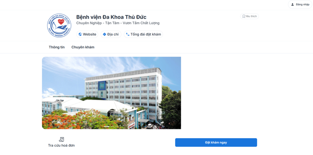 Đặt lịch khám Bệnh viện Thủ Đức (Bệnh viện Đa khoa Thủ Đức) nhanh chóng 2026 4 image4 10