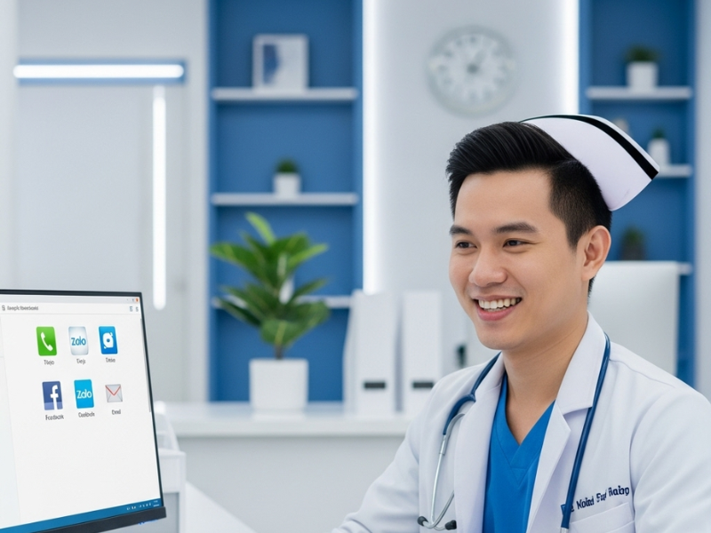 Tổng đài một trong những kênh tiếp nhận dịch vụ Bệnh viện Tim Hà Nội