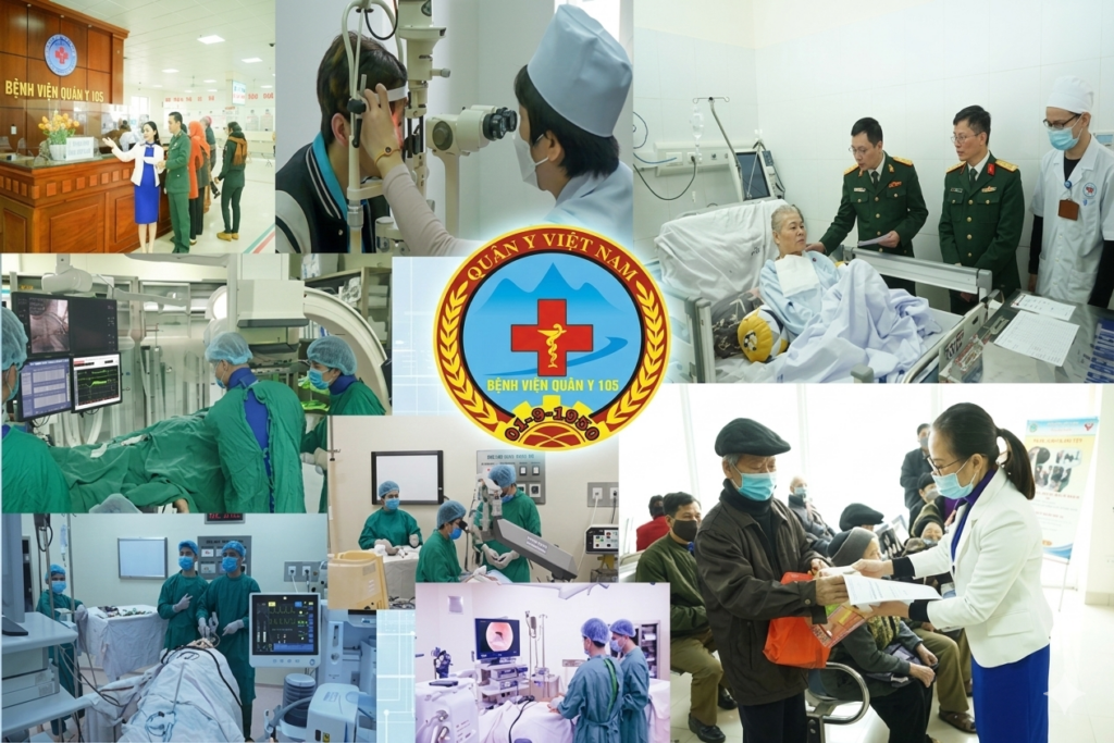 Phòng khám tại Bệnh viện Quân Y 105 được trang bị trang thiết bị hiện đại