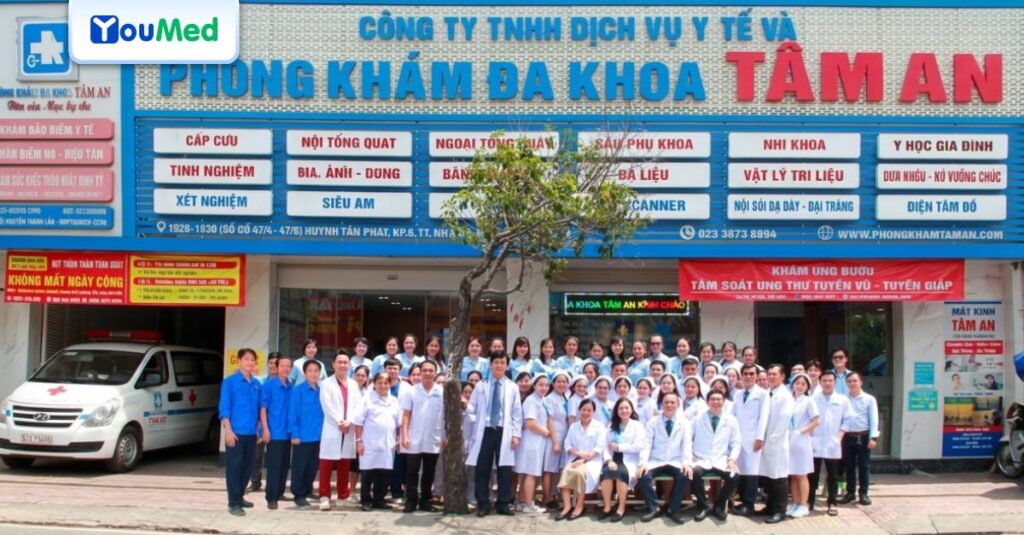 Review Phòng khám Đa khoa Tâm An: Thông tuyến BHYT