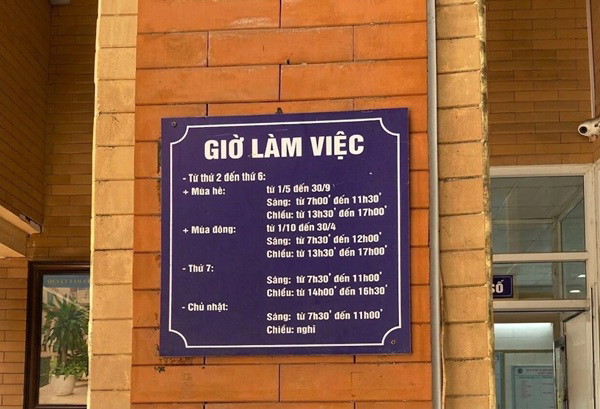 Lịch khám chi tiết được ghi công khai tại Trung tâm