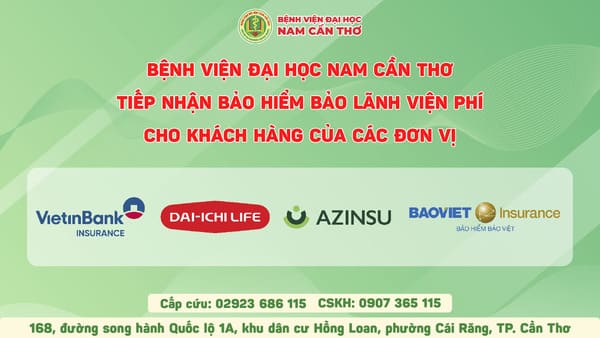 Bệnh viện cũng kết hợp với các đơn vị bảo hiểm tư nhân để bảo lãnh viện phí