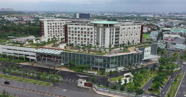 Diện tích lớn với quy mô 1.000 giường bệnh 