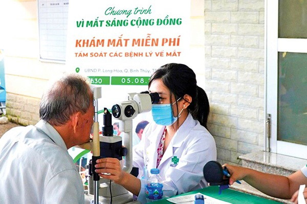 Bệnh viện hay có các chương trình tầm soát mắt miễn phí cho người dân