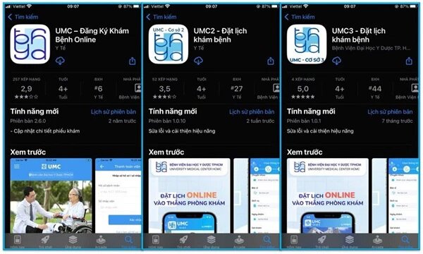 3 ứng dụng đặt lịch khám khám phụ khoa Bệnh viện Đại Học Y Dược TPHCM