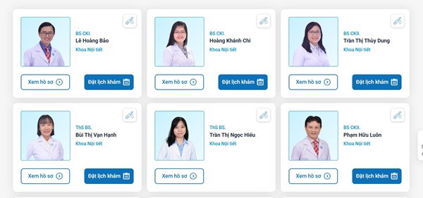 Danh sách một số bác sĩ khoa Nội tiết của bệnh viện giúp người bệnh tầm soát bệnh tuyến giáp