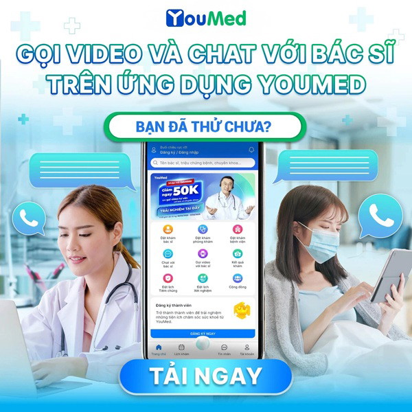 Ứng dụng YouMed giúp kết nối tư vấn sức khỏe dễ dàng