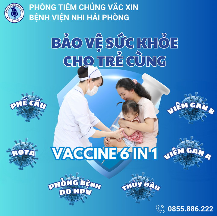 Bệnh viện cung cấp đầy đủ các loại vắc xin cần thiết theo độ tuổi của bé
