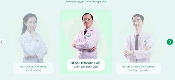 Đội ngũ bác sĩ tại Bệnh viện Mắt Tây Nguyên