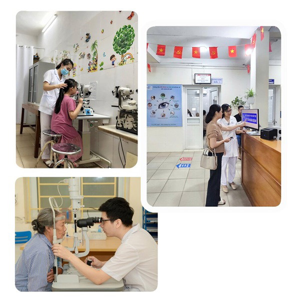 Bệnh viện Mắt tỉnh Ninh Bình trang bị trang thiết bị đầy đủ, số hóa các thủ tục hành chính, giúp người bệnh an tâm điều trị