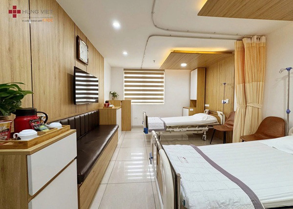 Phòng nội trú khang trang, sạch sẽ, trang bị đầy đủ tiện nghi