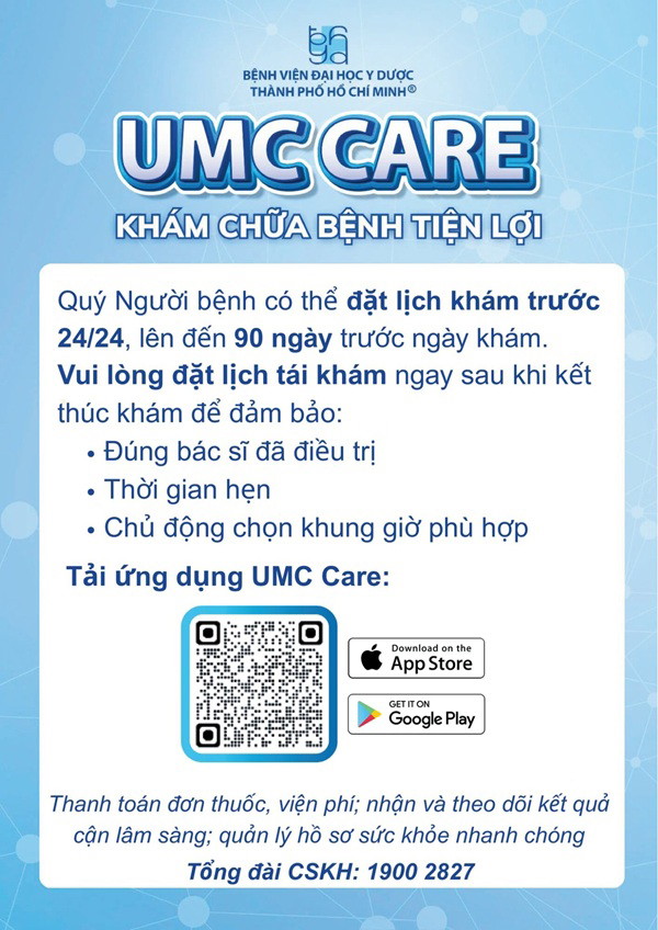 Ứng dụng chính thức của Bệnh viện Đại học Y Dược TPHCM