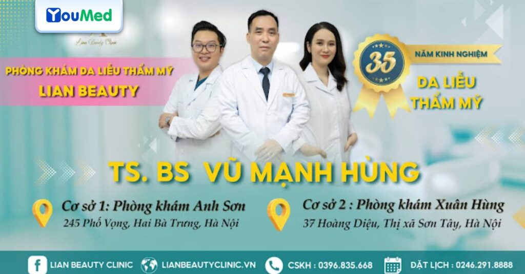 Những điều cần biết khi điều trị tại Phòng khám Da liễu Anh Sơn (Lian Beauty)