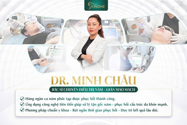 Những điều cần biết trước khi gửi gắm làn da tại Phòng khám Da liễu Skinone 2 Phòng khám Da liễu Skinone được ra đời từ những trăn trở của BS Đặng Thị Minh Châu