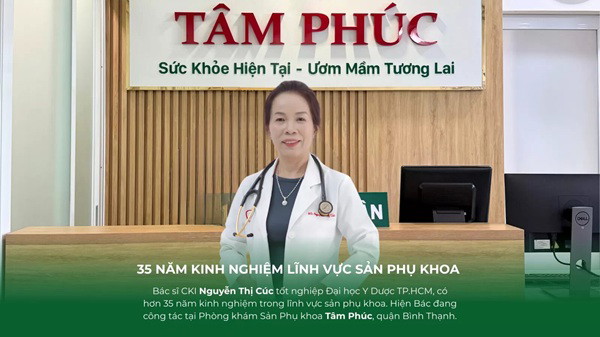 Hướng dẫn khám, chữa bệnh tại Phòng khám Sản phụ khoa Tâm Phúc mới nhất 2026 2 Phòng khám Sản phụ khoa Tâm Phúc là phòng khám ngoài công lập được thành lập bởi BS.CKI Nguyễn Thị Cúc
