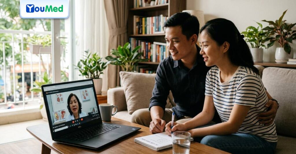 Dịch vụ tư vấn sinh sản trên nền tảng YouMed: Nhanh chóng, chính xác, tiết kiệm thời gian